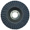 Weiler 4-1/2" Tiger X Flap Disc, Flat (TY27), Phenolic Backing, 80Z, 7/8" 51225 - alternate 2